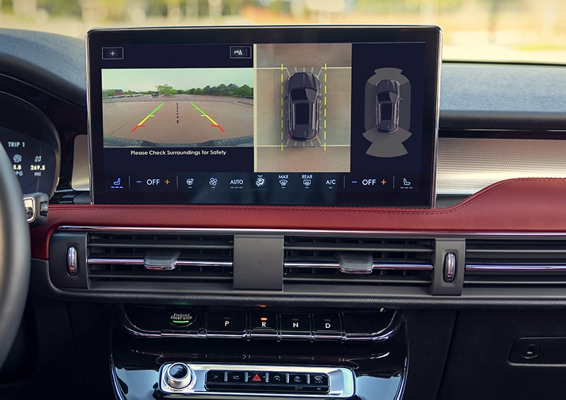The large center touchscreen of a 2024 Lincoln Corsair® SUV is shown. | Brinson Lincoln of Corsicana in Corsicana TX